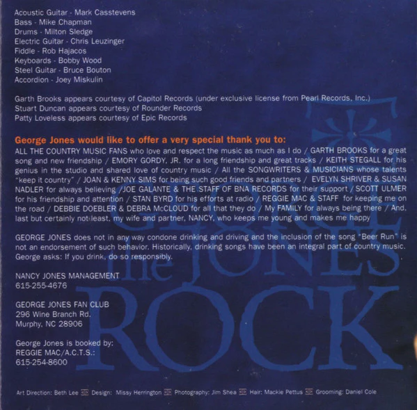 George Jones  - The Rock: Stone Cold Country 2001 (CD) - Image 5