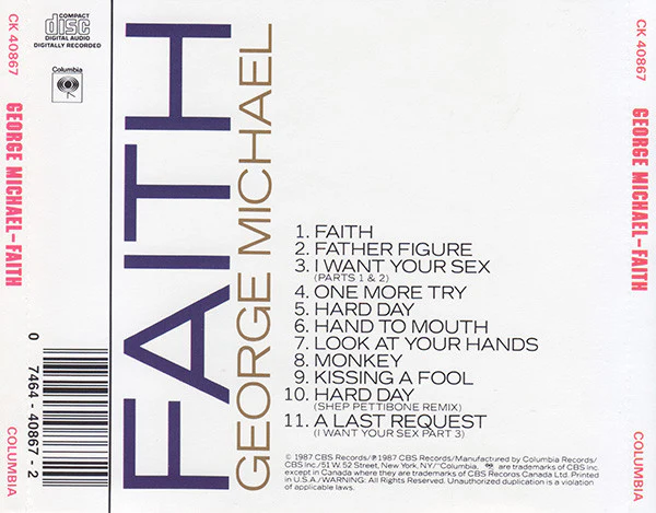 George Michael - Faith (CD) - Image 2