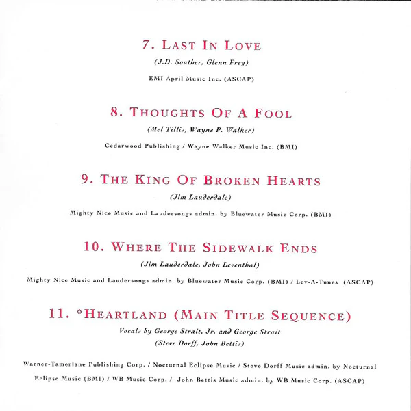 George Strait - Pure Country (Original Motion Picture Soundtrack) (CD) - Image 5