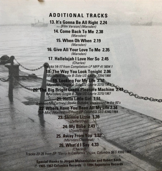 Gerry & The Pacemakers - Ferry Cross The Mersey (CD) - Image 3