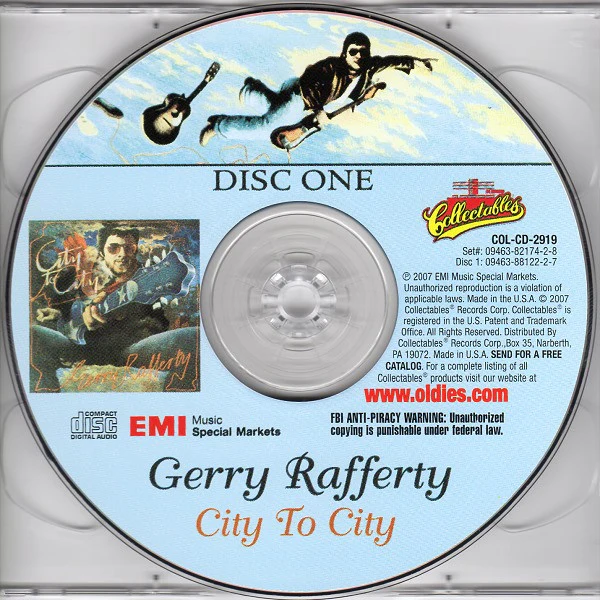 Gerry Rafferty - City To City / Night Owl (CD) - Image 3