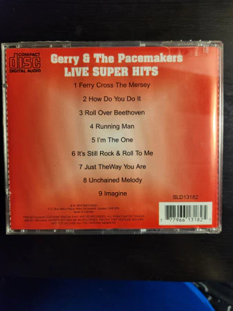 Gerry & The Pacemakers - Live Super Hits (CD) - Image 2