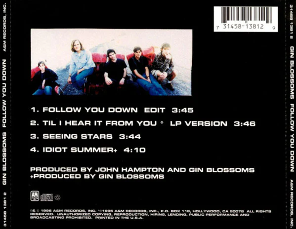 Gin Blossoms - Follow You Down (CD) - Image 2