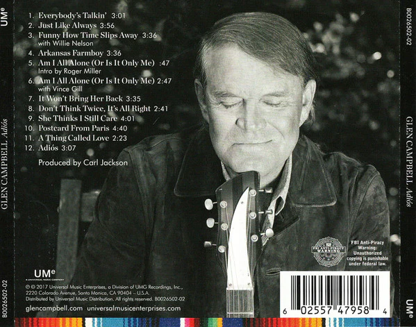 Glen Campbell - Adiós (CD) - Image 2