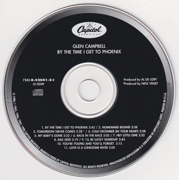 Glen Campbell - By The Time I Get To Phoenix (CD) - Image 3