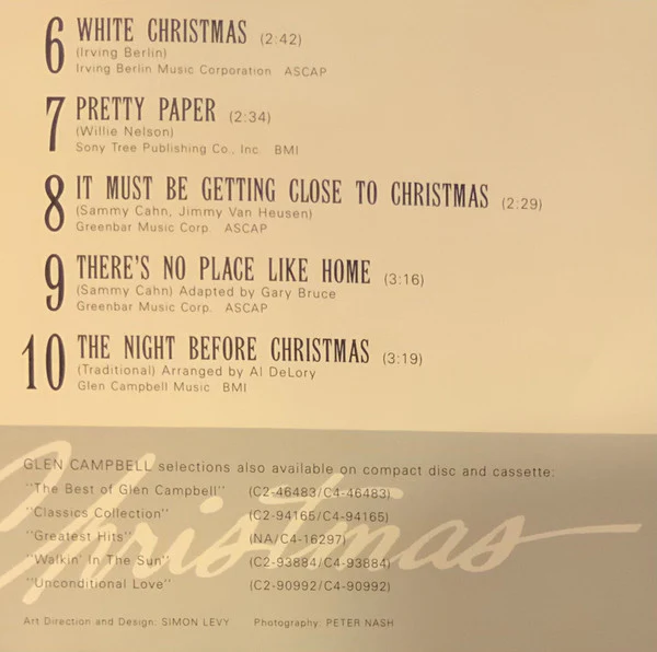 Glen Campbell - Merry Christmas (CD) - Image 3