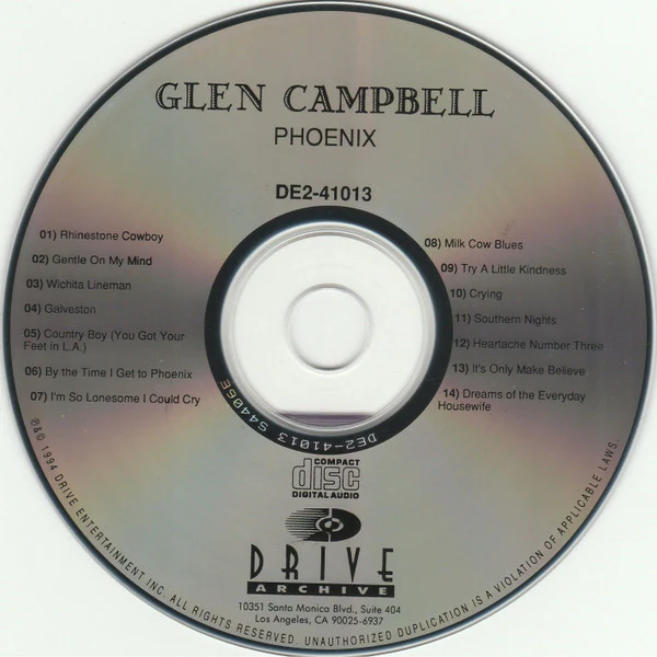 Glen Campbell - Phoenix (CD) - Image 4
