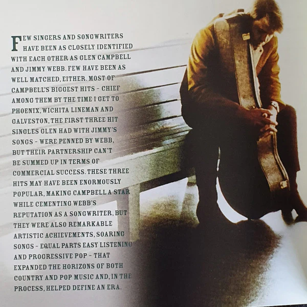 Glen Campbell - Sings The Best Of Jimmy Webb 1967-1992 (CD) - Image 5