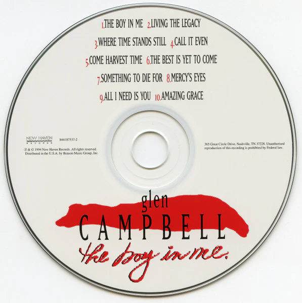 Glen Campbell - The Boy In Me (CD) - Image 3