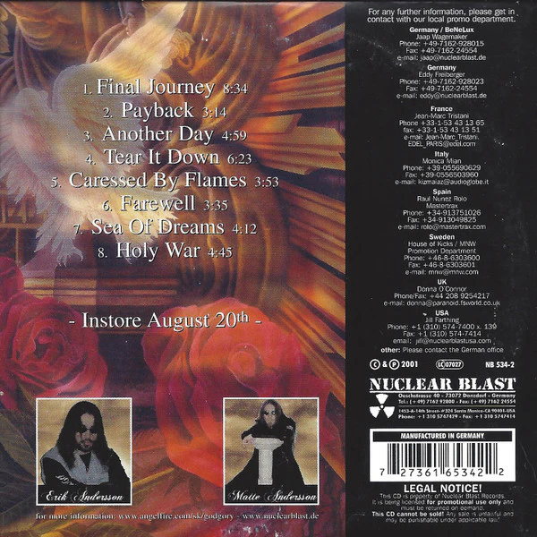 Godgory - Way Beyond (CD) - Image 2
