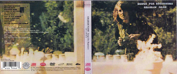 Graham Nash - Songs For Beginners (CD) - Image 4