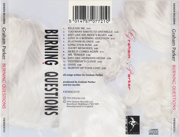 Graham Parker - Burning Questions (CD) - Image 2