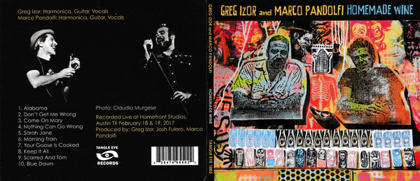Greg Izor And Marco Pandolfi - Homemade Wine (CD) - Image 3