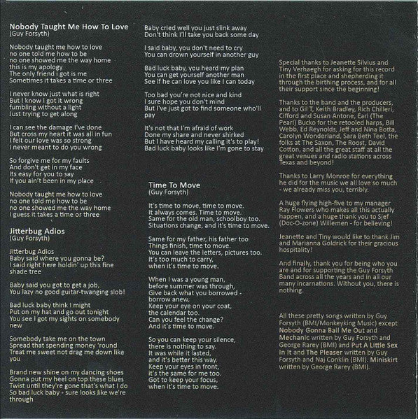 Guy Forsyth Band - The Pleaser (CD) - Image 5