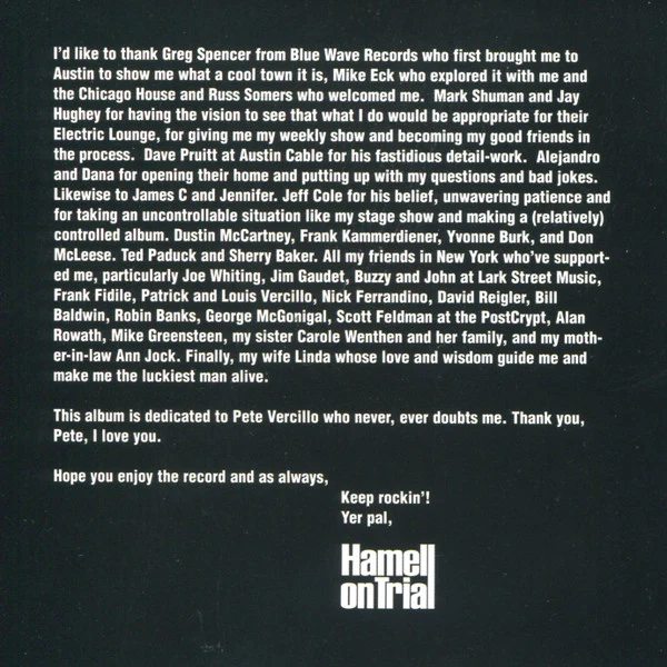 Hamell On Trial - Big As Life (CD) - Image 3