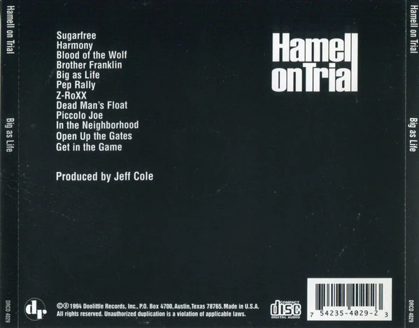 Hamell On Trial - Big As Life (CD) - Image 5