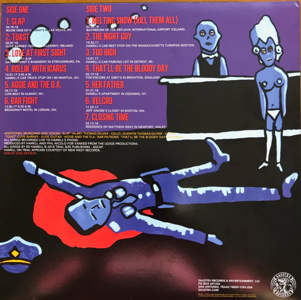 Hamell On Trial - The Night Guy At The Apocalypse Profiles Of A Rushing Midnight (Vinyl) - Image 2