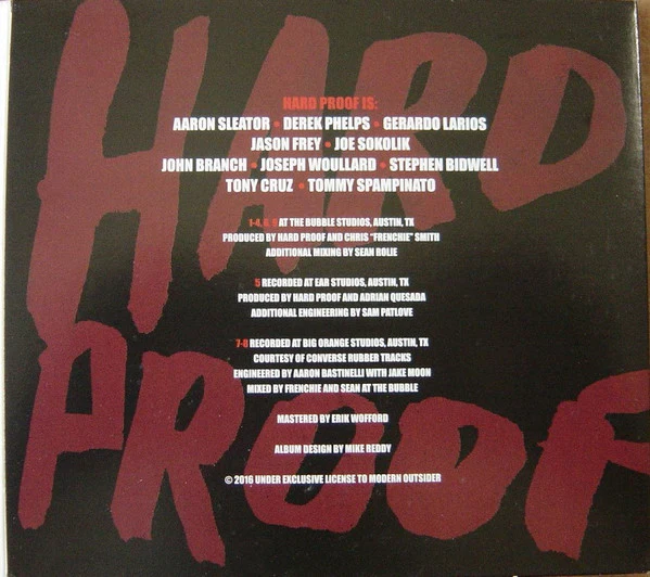 Hard Proof - Stinger (CD) - Image 5
