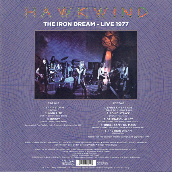 Hawkwind - The Iron Dream - Live 1977 (Vinyl) - Image 2