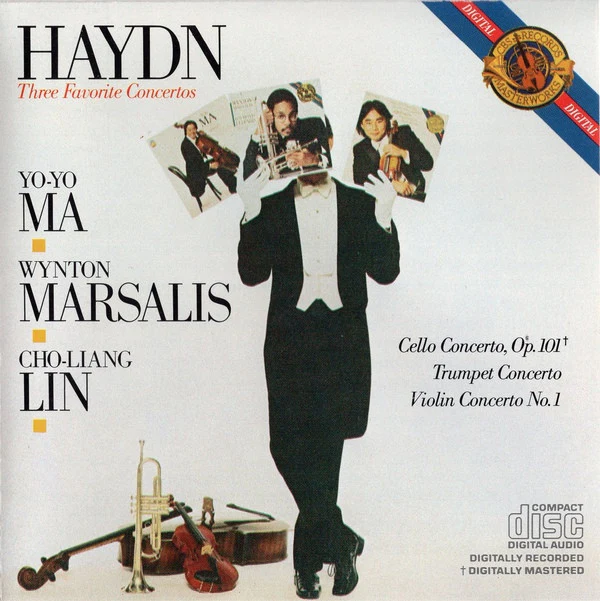 Joseph Haydn / Yo-Yo Ma ■ Wynton Marsalis ■ Cho-Liang Lin - Three Favorite Concertos (CD) - Image 3