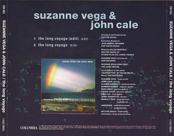 Hector Zazou, Suzanne Vega And John Cale - The Long Voyage (CD) - Image 2