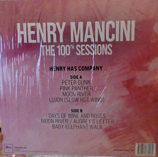 Henry Mancini - The 100th Sessions - Henry Has Company (Vinyl) - Image 2