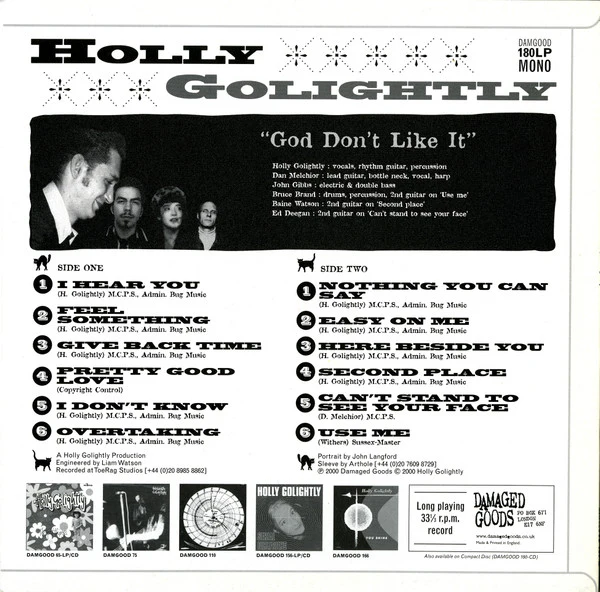 Holly Golightly - God Don't Like It (Vinyl) - Image 2