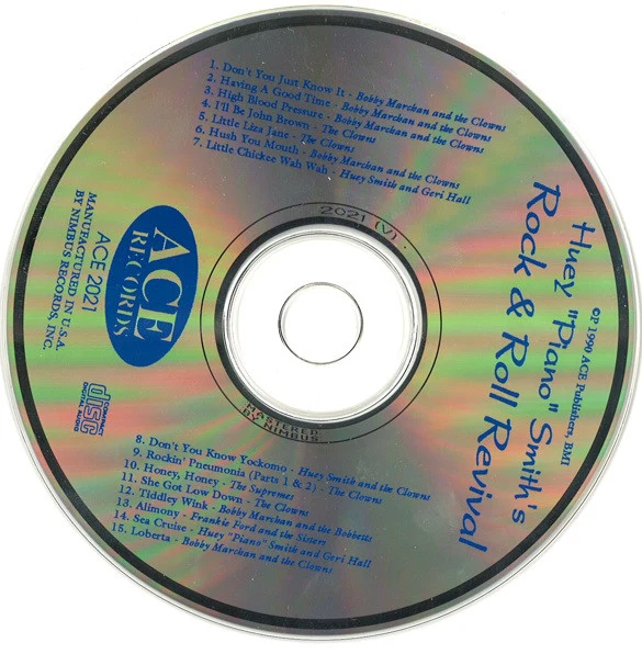 Huey "Piano" Smith - Huey "Piano" Smith's Rock & Roll Revival! (CD) - Image 3