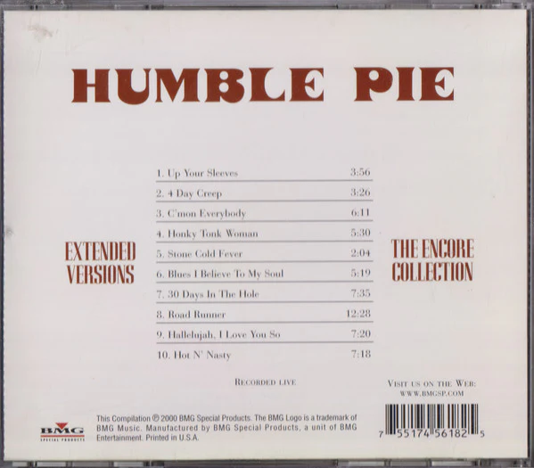 Humble Pie -  	Extended Versions: The Encore Collection (CD) - Image 4
