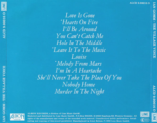 Ian Gomm - The Village Voice (CD) - Image 2