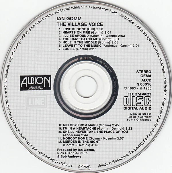 Ian Gomm - The Village Voice (CD) - Image 3