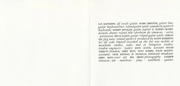 Iain Matthews - Shook (CD) - Image 5