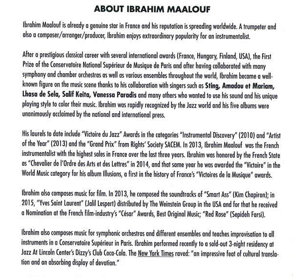 Ibrahim Maalouf - Kalthoum (CDr) - Image 3