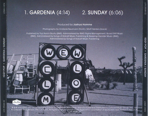 Iggy Pop - Gardenia / Sunday (CD) - Image 3