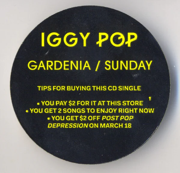 Iggy Pop - Gardenia / Sunday (CD) - Image 4
