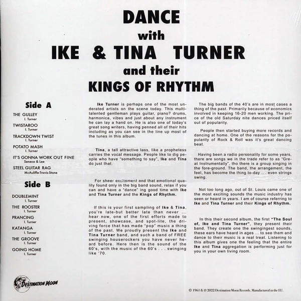 Ike Turner's Kings Of Rhythm - Dance (Vinyl) - Image 2