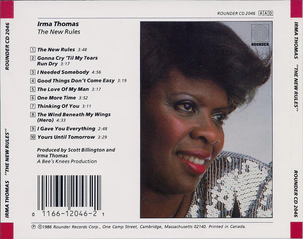 Irma Thomas - The New Rules (CD) - Image 2