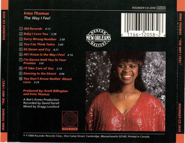 Irma Thomas - The Way I Feel (CD) - Image 2