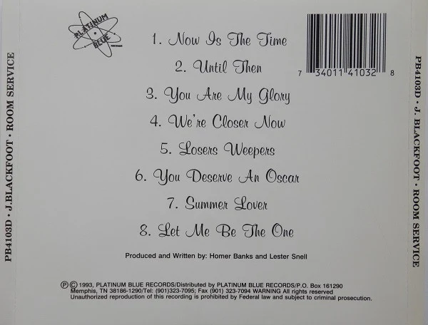J. Blackfoot - Room Service (CD) - Image 2
