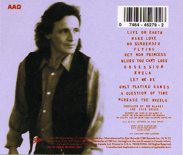 Jack Bruce - A Question Of Time (CD) - Image 2