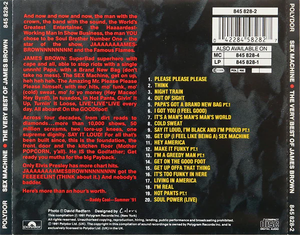 James Brown - Sex Machine: The Very Best Of James Brown (CD) - Image 2