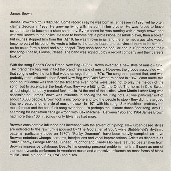 James Brown - The Payback (CD) - Image 3