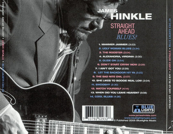James Hinkle - Straight Ahead Blues? (CD) - Image 2