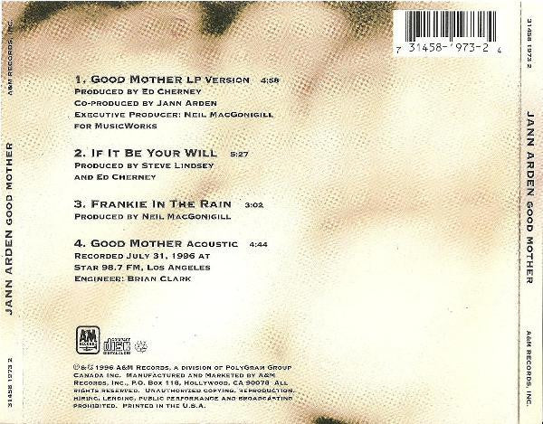 Jann Arden - Good Mother (CD) - Image 2
