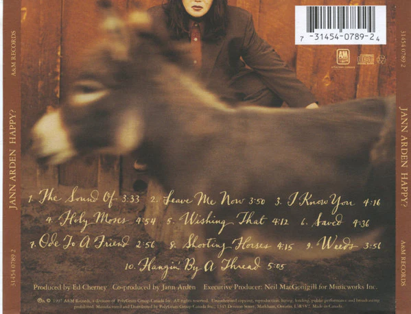 Jann Arden - Happy? (CD) - Image 2