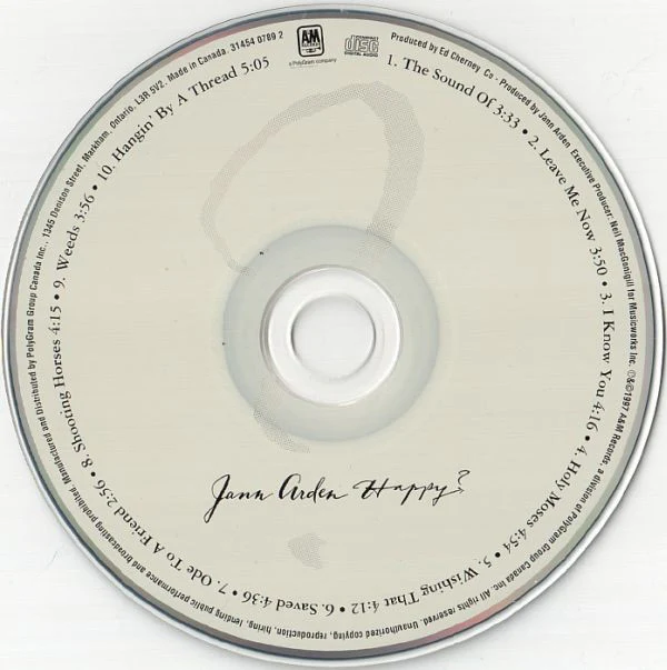 Jann Arden - Happy? (CD) - Image 3
