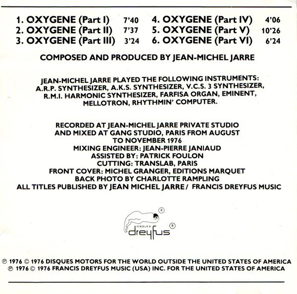 Jean Michel Jarre* - Oxygène (CD) - Image 3