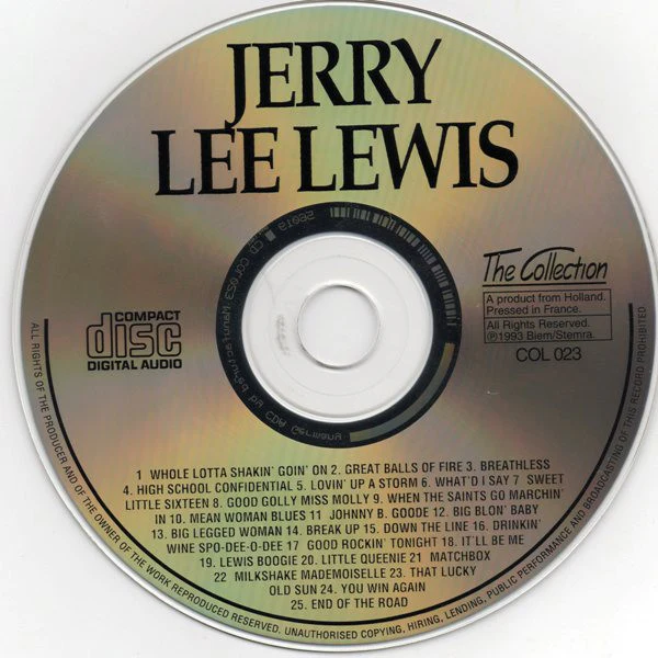 Jerry Lee Lewis - Collection 25 Songs (CD) - Image 3