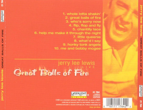 Jerry Lee Lewis - Great Balls Of Fire (CD) - Image 2
