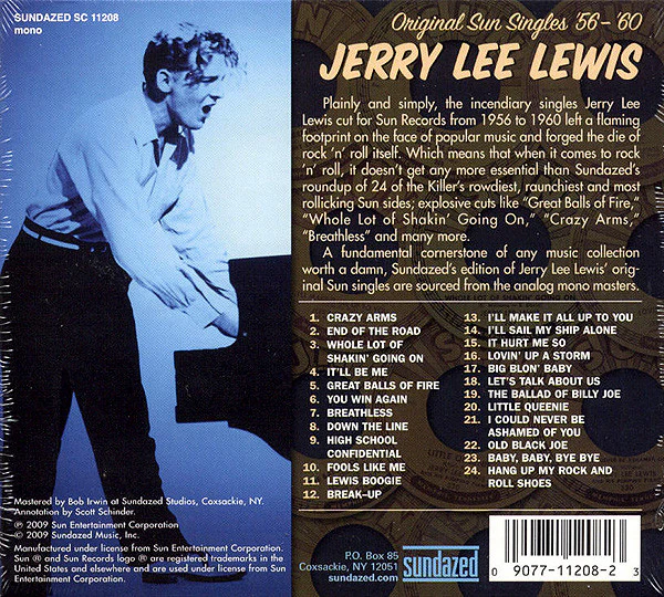 Jerry Lee Lewis - Original Sun Singles '56-'60 (CD) - Image 2